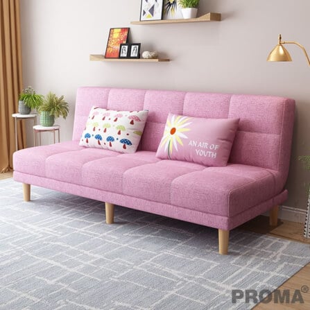 [Pre-order] โซฟาเบด PROMA-SF59-01 150 ซม. สีชมพู_8